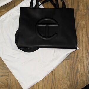 Telfar Black Tote Bag